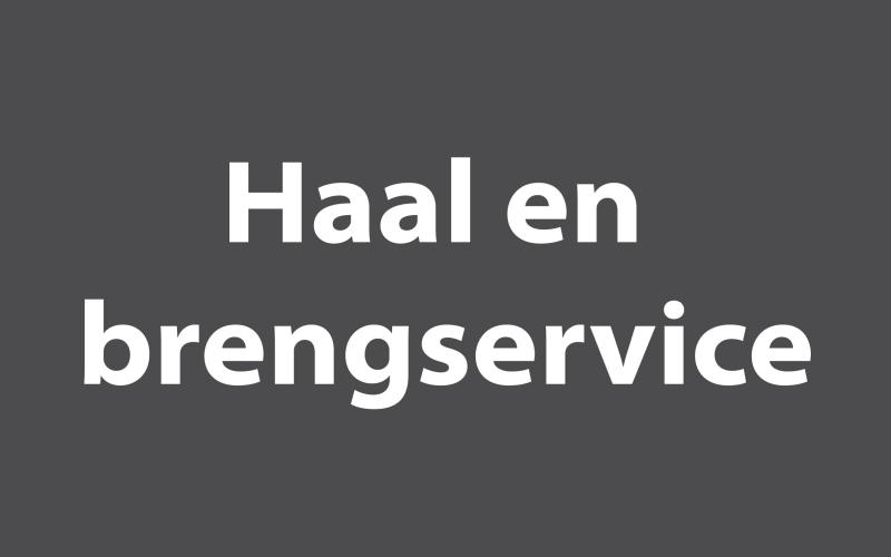 <p>Geen tijd of mogelijkheid om langs te komen? Wij bieden een haal- en brengservice tegen een vergoeding, vanwege de gestegen transportkosten.<br />
 </p>

<ul>
	<li>Binnen 0–15 km rond Geldermalsen: €7,50 voor een fiets of e-bike, €10,00 voor een bakfiets</li>
	<li>Binnen 16–30 km: €15,00 voor een fiets of e-bike, €20,00 voor een bakfiets</li>
</ul>

<p>De service is beschikbaar op afspraak tijdens onze openingstijden. <strong>Praktisch, snel en zorgvuldig.</strong></p>

